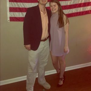 light purple party dress